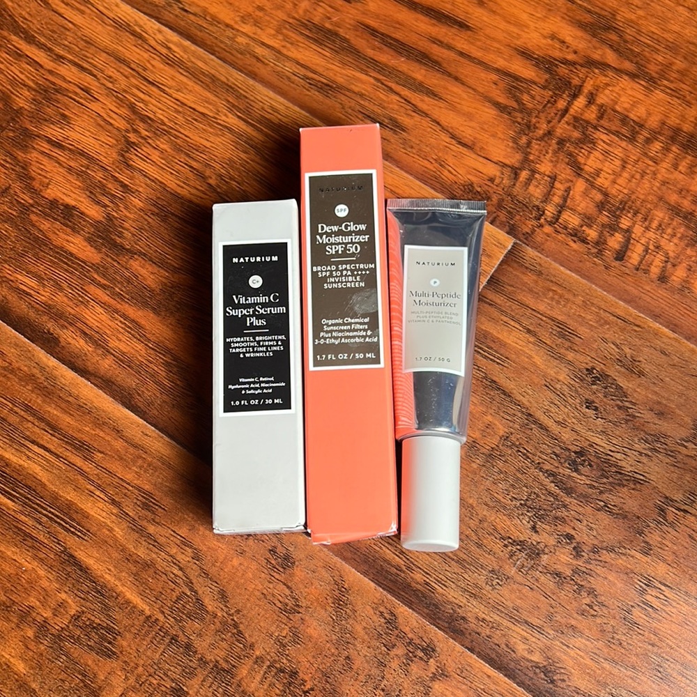 Naturism Full size skincare products